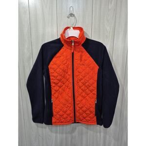 L-RL Lauren Active Ralph Lauren Full Zip Quilted Fleece Jacket Size S Outdoor...